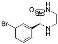 (S)-3-(3-BROMO-PHENYL)-PIPERAZIN-2-ONE Struktur