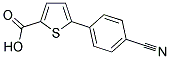 5-(4-CYANOPHENYL)-2-THIOPHENECARBOXYLIC ACID Struktur