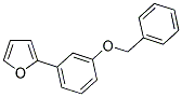 2-[3-(BENZYLOXY)PHENYL]FURAN Struktur