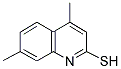 4,7-DIMETHYLQUINOLINE-2-THIOL Struktur