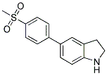 5-[4-(METHYLSULFONYL)PHENYL]INDOLINE Struktur