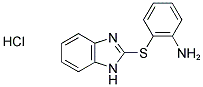 2-(1H-BENZIMIDAZOL-2-YLTHIO)ANILINE HYDROCHLORIDE Struktur