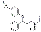 FLUOXETINE HYDROCHLORIDE [N-METHYL 3H] Struktur