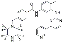 N-DESMETHYL GLEEVEC-D8 Struktur