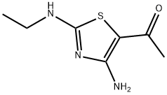 1-(4-AMINO-2-ETHYLAMINO-THIAZOL-5-YL)-ETHANONE Struktur