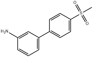 4'-(METHYLSULFONYL)[1,1'-BIPHENYL]-3-AMINE Struktur