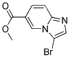 METHYL 3-BROMOIMIDAZO[1,2-A]PYRIDINE-6-CARBOXYLATE Struktur