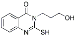 3-(3-HYDROXYPROPYL)-2-MERCAPTOQUINAZOLIN-4(3H)-ONE Struktur