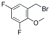 3,5-DIFLUORO-2-METHOXYBENZYL BROMIDE Struktur