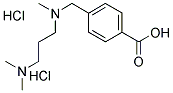 4-([(3-DIMETHYLAMINO-PROPYL)-METHYL-AMINO]-METHYL)-BENZOIC ACID DIHYDROCHLORIDE Struktur