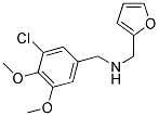 1-(3-CHLORO-4,5-DIMETHOXYPHENYL)-N-(2-FURYLMETHYL)METHANAMINE Struktur