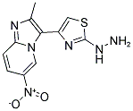 [4-(2-METHYL-6-NITRO-IMIDAZO[1,2-A]PYRIDIN-3-YL)-THIAZOL-2-YL]-HYDRAZINE Struktur