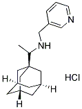 (1-ADAMANTAN-1-YL-ETHYL)-PYRIDIN-3-YL-METHYL-AMINE HYDROCHLORIDE Struktur