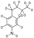 4-N-BUTYLANILINE-D15 Struktur