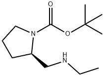 (R)-1-BOC-2-(ETHYLAMINOMETHYL)-PYRROLIDINE Struktur