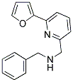 N-BENZYL(6-(FURAN-2-YL)PYRIDIN-2-YL)METHANAMINE Struktur