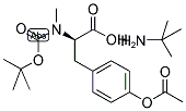 BOC-D-METYR(AC)-OH TBA Struktur