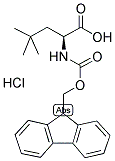 FMOC-BETA-T-BUTYL-ALANINE HYDROCHLORIDE Struktur