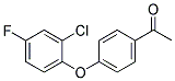 4'-(2-CHLORO-4-FLUOROPHENOXY)ACETOPHENONE Struktur