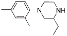 1-(2,4-DIMETHYLPHENYL)-3-ETHYLPIPERAZINE Struktur