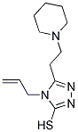 4-ALLYL-5-(2-PIPERIDIN-1-YLETHYL)-4H-1,2,4-TRIAZOLE-3-THIOL Struktur