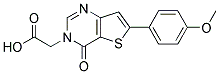 [6-(4-METHOXYPHENYL)-4-OXOTHIENO[3,2-D]PYRIMIDIN-3(4H)-YL]ACETIC ACID Struktur