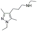 N-ETHYL-N-[3-(1-ETHYL-3,5-DIMETHYL-1H-PYRAZOL-4-YL)PROPYL]AMINE Struktur