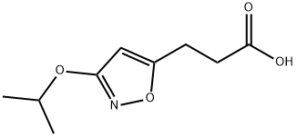 3-(3-ISOPROPOXY-ISOXAZOL-5-YL)-PROPIONIC ACID Struktur