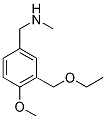 [3-(ETHOXYMETHYL)-4-METHOXYBENZYL]METHYLAMINE Struktur