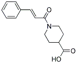 1-[(2E)-3-PHENYLPROP-2-ENOYL]PIPERIDINE-4-CARBOXYLIC ACID Struktur