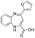 4-FURAN-2-YL-1H-BENZO[B][1,4]DIAZEPINE-2-CARBOXYLIC ACID Struktur