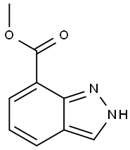 7-INDAZOLE CARBOXYLIC ACID METHYL ESTER Struktur