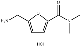 5-(AMINOMETHYL)-N,N-DIMETHYL-2-FURAMIDE Struktur