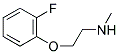 N-[2-(2-FLUOROPHENOXY)ETHYL]-N-METHYLAMINE Struktur