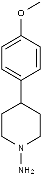 4-(4-METHOXY-PHENYL)-PIPERIDIN-1-YLAMINE Struktur