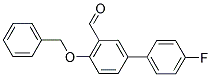 4-(BENZYLOXY)-4'-FLUORO[1,1'-BIPHENYL]-3-CARBALDEHYDE Struktur