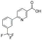 6-[3-(TRIFLUOROMETHYL)PHENYL]NICOTINIC ACID Struktur