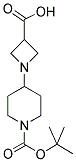 4-(3-CARBOXY-AZETIDIN-1-YL)-PIPERIDINE-1-CARBOXYLIC ACID TERT-BUTYL ESTER Struktur