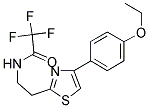 N-{2-[4-(4-ETHOXYPHENYL)-1,3-THIAZOL-2-YL]ETHYL}-2,2,2-TRIFLUOROACETAMIDE Struktur