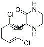 (S)-3-(2,6-DICHLORO-PHENYL)-PIPERAZIN-2-ONE Struktur