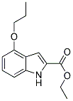 4-PROPOXY-1H-INDOLE-2-CARBOXYLIC ACID ETHYL ESTER Struktur