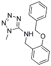 N-(2-(BENZYLOXY)BENZYL)-1-METHYL-1H-TETRAZOL-5-AMINE Struktur