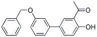 1-[3'-(BENZYLOXY)-4-HYDROXY[1,1'-BIPHENYL]-3-YL]ETHANONE Struktur