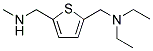 N-ETHYL-N-((5-[(METHYLAMINO)METHYL]-2-THIENYL)METHYL)ETHANAMINE Struktur