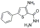 3-AMINO-5-PHENYLTHIOPHENE-2-CARBOHYDRAZIDE Struktur