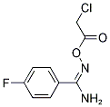 N'-[(CHLOROACETYL)OXY]-4-FLUOROBENZENECARBOXIMIDAMIDE Struktur