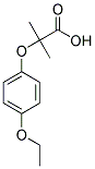 2-(4-ETHOXYPHENOXY)-2-METHYLPROPANOIC ACID Struktur