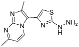 [4-(2,7-DIMETHYL-IMIDAZO[1,2-A]PYRIMIDIN-3-YL)-THIAZOL-2-YL]-HYDRAZINE Struktur