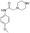 N-(4-METHOXYPHENYL)-2-PIPERAZIN-1-YLACETAMIDE Struktur