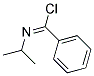 N-ISOPROPYLBENZENECARBOXIMIDOYL CHLORIDE Struktur